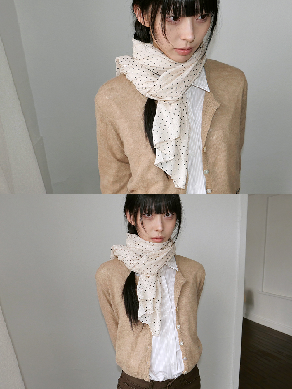 dot unroll scarf